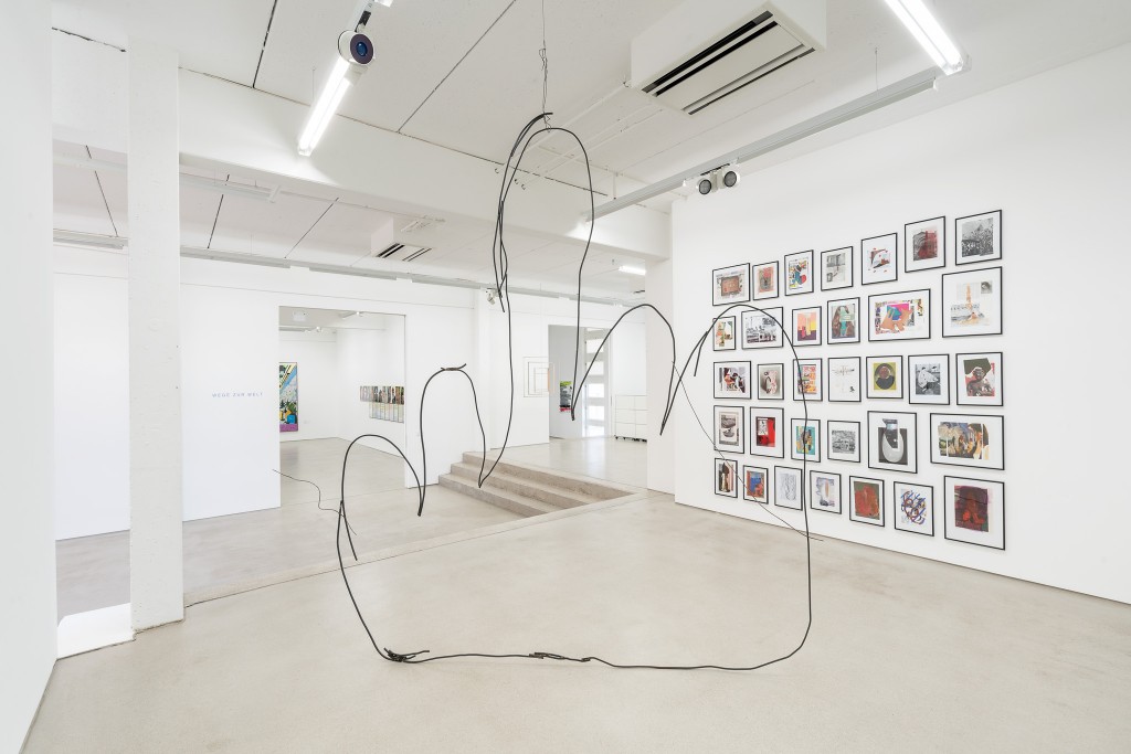 Installation view with art works by David Renggli and Petrit Halilaj, exhibition: Wege zur Welt, 30 May – 15 September 2019, G2 Kunsthalle Leipzig © the artists & G2 Kunsthalle, photo: Dotgain.info